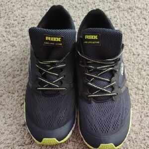 RBX Blue and Yellow Athletic Shoes with Breathable Mesh